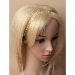 Stretch Headband -  Coloured glitter plaited stretch...