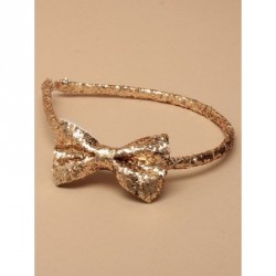 Headband - Narrow glitter aliceband with matching glitter...