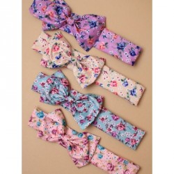 Stretch Headband -  Floral printed fabric bandeaux with...