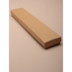 Gift Box - Size : 21x4x2cmNatural brown kraft paper gift...