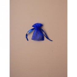 Organza Gift Bag - Size approx: 7x5cm Royal Blue organza...
