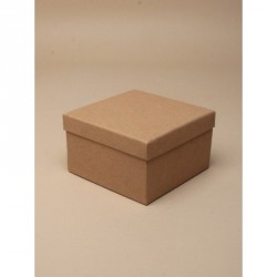 Gift Box - Earrings -  Size : 10x10x6cmNatural brown...