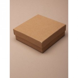 Gift Box - Size 85x85x3cmNatural brown kraft paper gift...