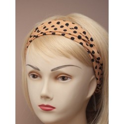 Headwrap - spotty fabric head wrap