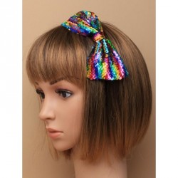 Headband - Black ribbon wrapped aliceband with large...
