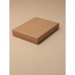Gift Box - Earrings -  Size 14x11x25cm  Natural brown...