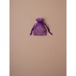 Organza Gift Bag - Size approx: 7x5cm Purple organza...