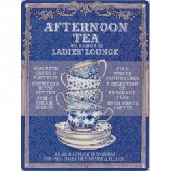 Metal Sign - 15x20cm Ladies' Lounge Afternoon Tea vintage...