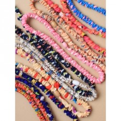 Stretch Headband -  Ruffled floral printed fabric stretch...