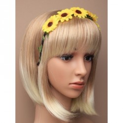 Headband - Narrow black ribbon wrapped metal aliceband...