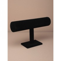 Black Velvet Single bar bangle display stand Size 23cm...