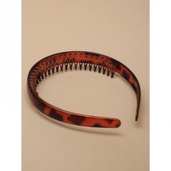 Headband - Tort plastic toothed aliceband Carded and...