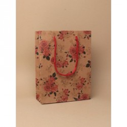 Gift Bag - Size : H20xW14xD7cm Natural brown kraft paper...