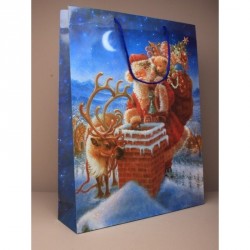 Gift Bag - Christmas -  Size : H41xW32xD9cm Christmas...