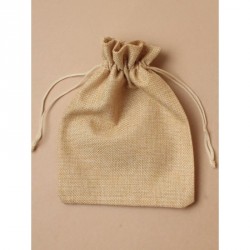 Gift Bag - Size : 20x15cm Natural Jute effect drawstring...