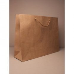 Gift Bag - Size : H28xW36xD10cm Natural brown kraft paper...