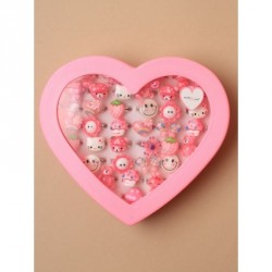 Ring Set - Box of 36 Children's character rings