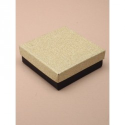 Gift Box - Size : 85x85x3cm Black gift box with gold...