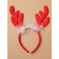 Headband - Christmas red Reindeer antlers aliceband with...