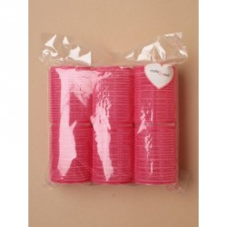 Hair Rollers - Pack of 6 pink self grip velcro hair...