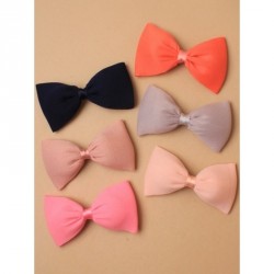 Hair Bow - Chiffon fabric bow on a 8cm silv crocodile...