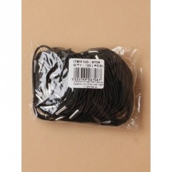 Hair Elastics - 100 piece bag of thin 2mm black elastics...