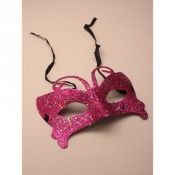 Masquerade Mask - Brightly coloured glitter mask with...