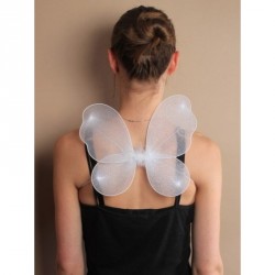 Fairy Wings - Size : 30x22cmWhite small glitter net fairy...