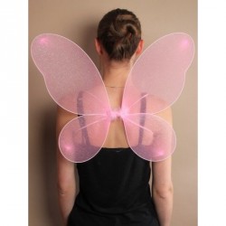 Fairy Wings - Size : 40x50cm Pink net fairy wings with...
