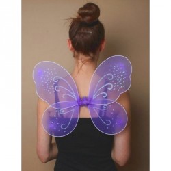 Fairy Wings - Size : 39x32cmLilac net fairy wings with...