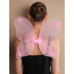 Fairy Wings - Size : 40x36cm Pink net fairy wings with...