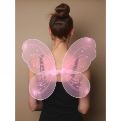 Fairy Wings - Size : 40x36cm Pink butterfly fairy wings...