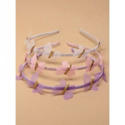 Headband - Narrow ribbon wrapped aliceband with fabric...