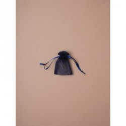 Organza Gift Bag - Size approx: 7 x 5cm Navy Blue organza...