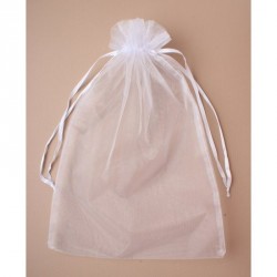 Organza Gift Bag - Size approx: 40 x 28cm White organza...