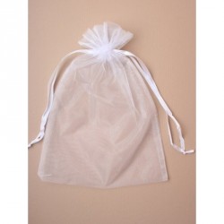 Organza Gift Bag - Size approx: 30 x 21cm White organza...
