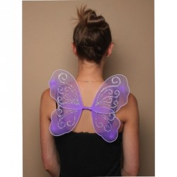 Fairy Wings - Size : 28x30cm Small lilac net fairy wings...