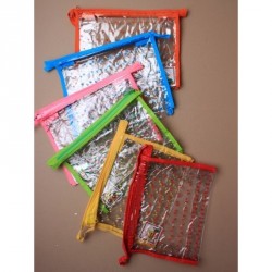 Pencil Case - Clear PVC make-up, accessory bag with small...