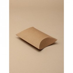 Gift Box - Made up size : 9x78x3cm  Natural brown pillow...