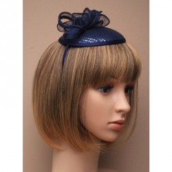 Headband -  Navy sequin hatinator on fabric wrapped...