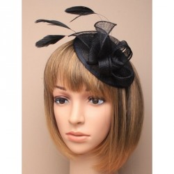 Headband -  Black sinamay hatinator on a matching colour...