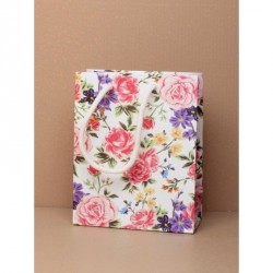Gift Bag - Size : H15xW12xD6cm   Glossy White Gift bag...