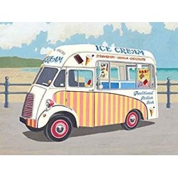 Metal Sign - Ice Cream Van large metal sign (og 4030)