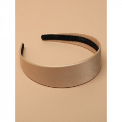 Headband 4cm wide Blonde colour satin fabric alice band head band
