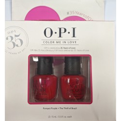 OPI Color Me In Love Twin Pack Pompeii Purple & The...