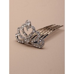 3.5cm very small crystal tiara with comb. this comes...
