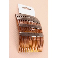 Hair Combs - Tortoise Shell Colour - 7cm hair combs -...