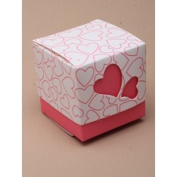 made up size 5x5x5xcm.pack of 50 small pink heart gift...