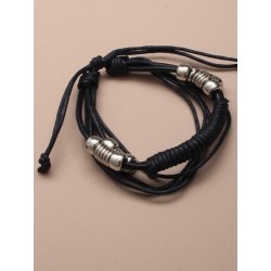 Bracelet - multi strand cord friendship bracelet with...