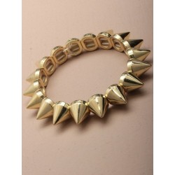 plastic spiked stretch bracelet. in an assortment of silv...
